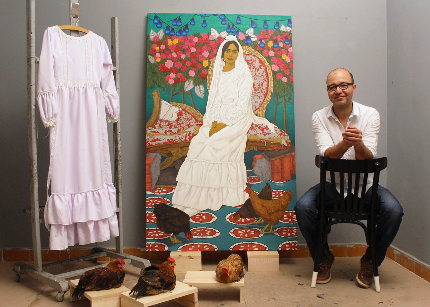 الفنان - علي حسان - زواج مؤقت - في الاستوديو الخاص بي