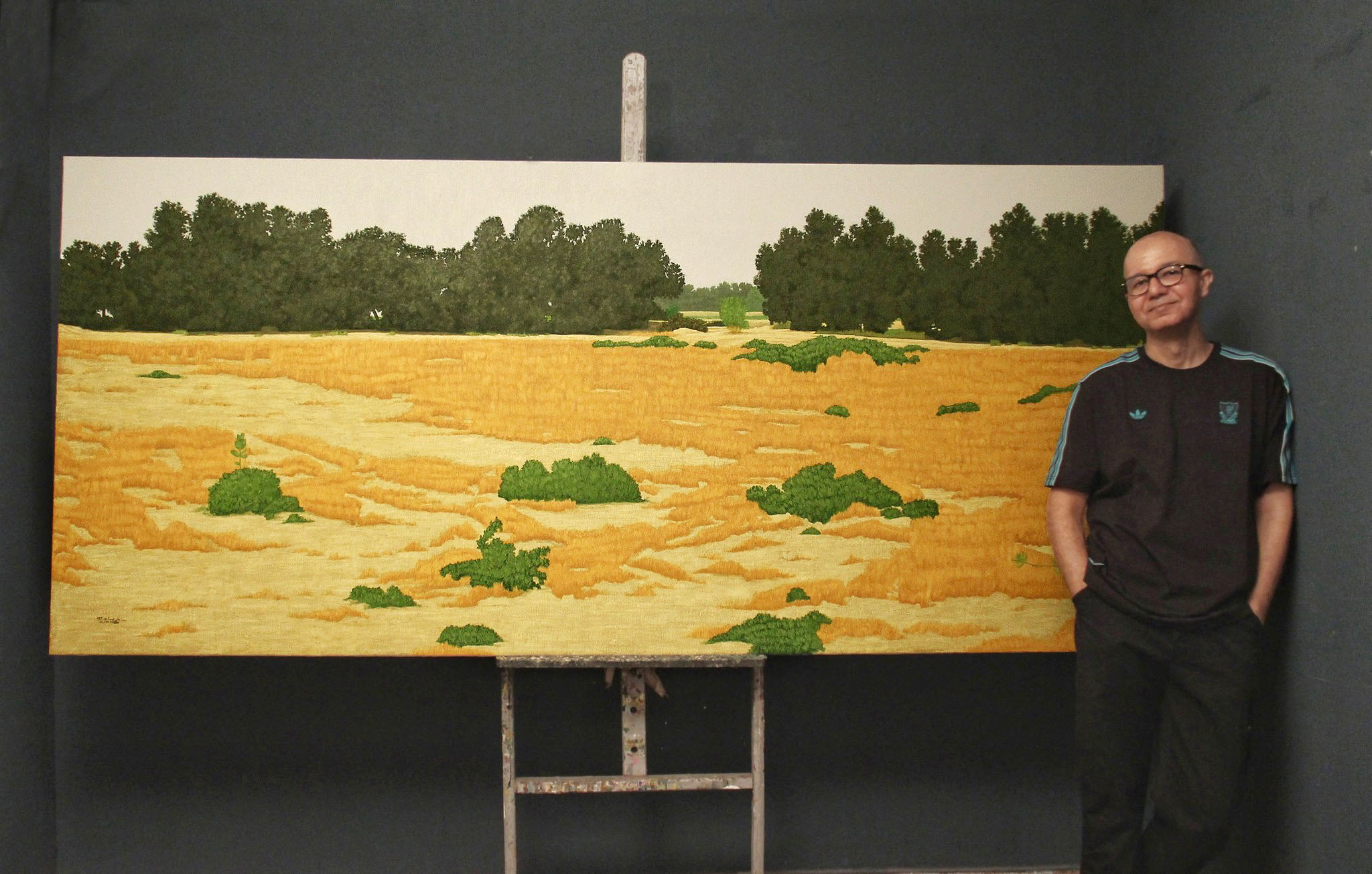 لوحة مناظر طبيعية - مقتنيات في قطر